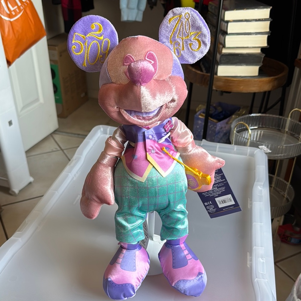 Disney Mickey Mouse 50th Anniversary Plush - Pink and Purple